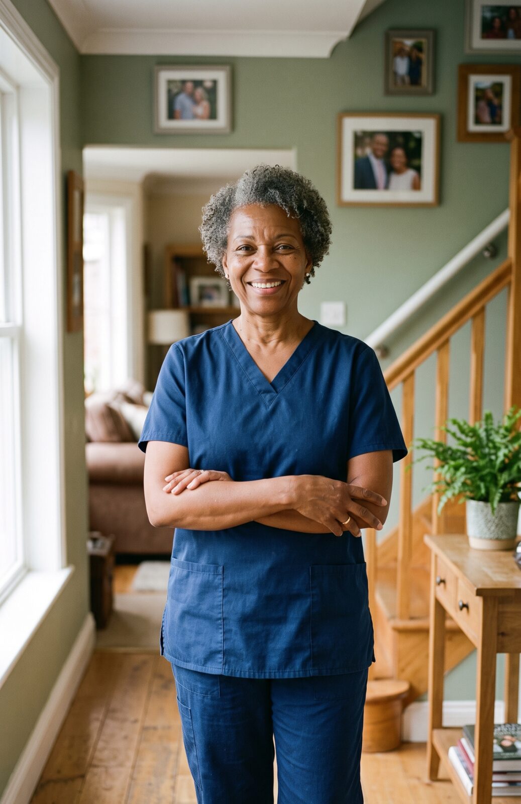A member of the PCS care team